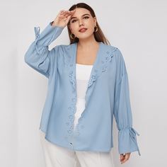 Однотонное платье размера плюс Shein