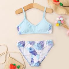 Растения Бохо Купальники для девочек Shein