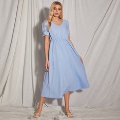 Клетка Повседневный Платье Shein