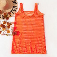 Неоновая оранжевая накидка Shein