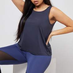 Рваная спортивная майка размера плюс Shein