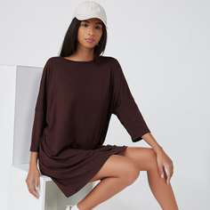 Одноцветный Основы Платье Shein