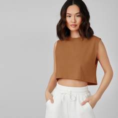 Обычный короткий жилет-топ Shein