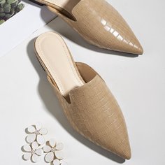 Крокодил Элегантный Балетки Shein