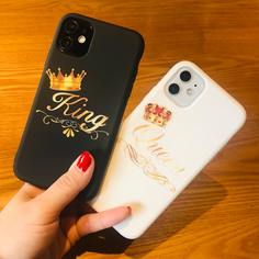 Чехол для телефона с текстовым рисунком 2шт Shein