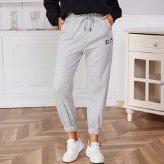 на кулиске буква Спортивные брюки Shein