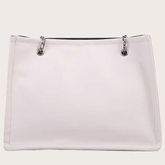 Цепочка Одноцветный Модный Сумки-тоут Shein