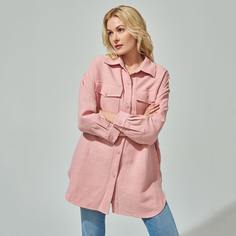 Верхняя рубашка из хлопка оверсайз Shein