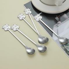 5шт ложка в форме коровы Shein