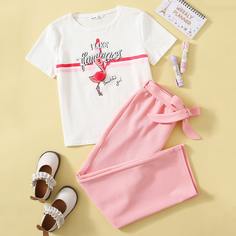 Пояс Животный Повседневный Комплекты для девочек Shein