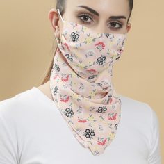 Шарф с цветочным принтом Shein