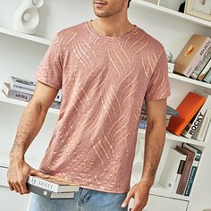 Футболка мужская с короткими рукавами и рисунком Shein