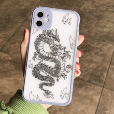 Чехол для телефона с принтом китайского дракона Shein
