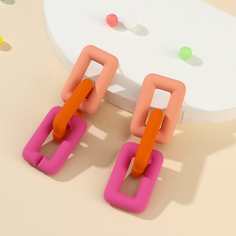 Геометрические серьги-подвески Shein