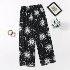 Брюки для сна размера плюс с графическим принтом Shein