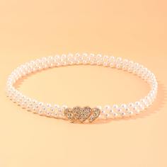 Ремень из искусственных жемчугов для девочек Shein