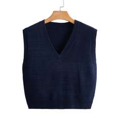 Однотонный жилет-свитер Shein