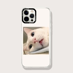 Чехол для телефона с узором кошки Shein