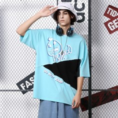 Лозунг Улица Мужские футболки Shein