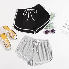 на кулиске Спортивный Шорты Shein