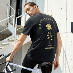 Цветочный Улица Мужские футболки Shein