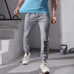 Спортивный Мужские спортивные брюки и леггинсы Shein