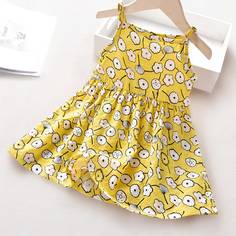 Цветочный принт Бохо Платья для девочек Shein