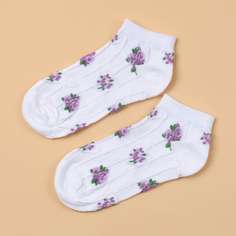 Носки с цветочным узором Shein