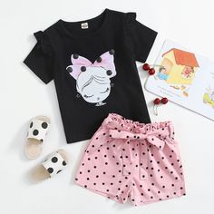 Пояс Карикатура милый Комплект из двух предметов для девочек Shein