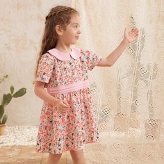 на молнии цветочный Повседневный Платья для девочек Shein