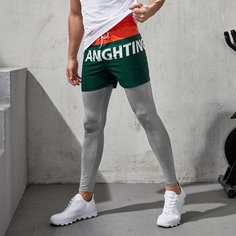 Спортивный Мужские спортивные брюки и леггинсы Shein