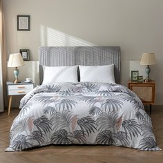 Пододеяльник с принтом листьев без наполнителя Shein