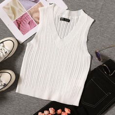 Вязаный жилет Shein