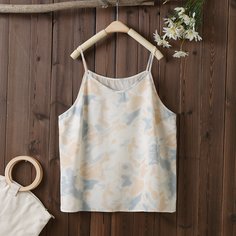 тай дай Бохо Размера плюс жилет Shein