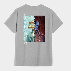 Мужская футболка с короткими рукавами и монограммой Shein