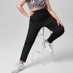 Повседневный Джинсы размер плюс Shein