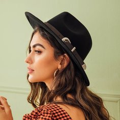 Шляпа федора с поясом Shein
