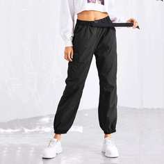 Модные Черные Спортивные Брюки Shein