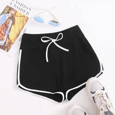 Шорты с широкой талией Shein