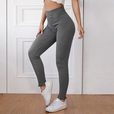 Однотонные леггинсы Shein