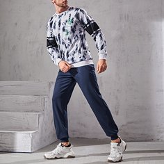 Спортивный Мужской спортивный костюм Shein