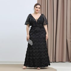 Платье макси размера плюс с бахромой Shein