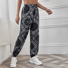 Пейсли Бохо Брюки Shein