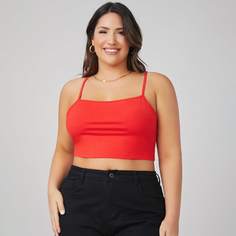 Короткий однотонный слинг-топ оверсайз Shein