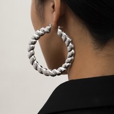 Оригинальные серьги-кольца Shein