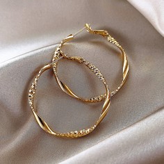 Металлические серьги-кольца Shein