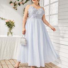 Контрастные блестки Одноцветный Очаровательный Платья размер плюс Shein