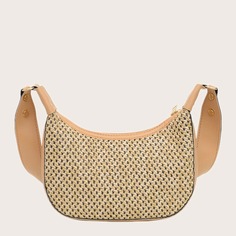 Соломенная сумка через плечо Shein
