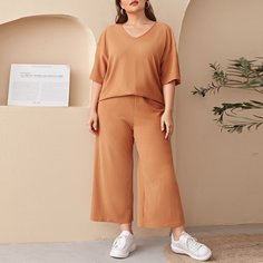 Топ и брюки размера плюс Shein
