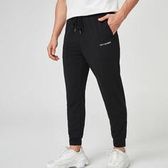 Мужские спортивные брюки с текстовым принтом Shein